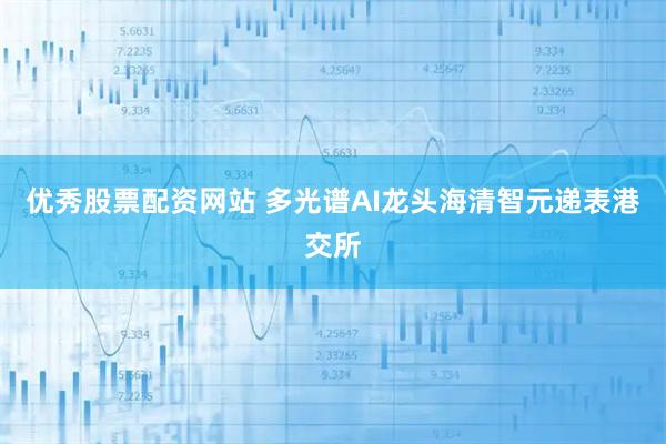 优秀股票配资网站 多光谱AI龙头海清智元递表港交所