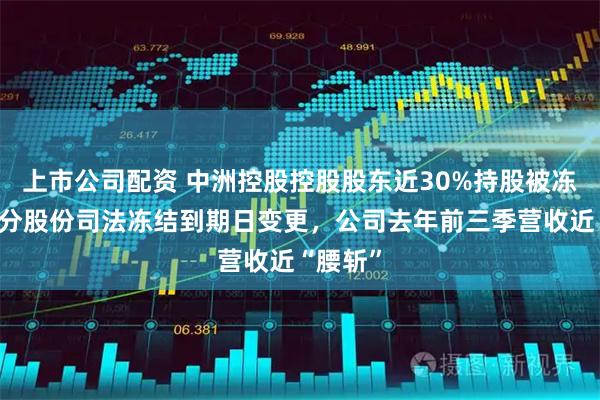 上市公司配资 中洲控股控股股东近30%持股被冻结，部分股份司法冻结到期日变更，公司去年前三季营收近“腰斩”