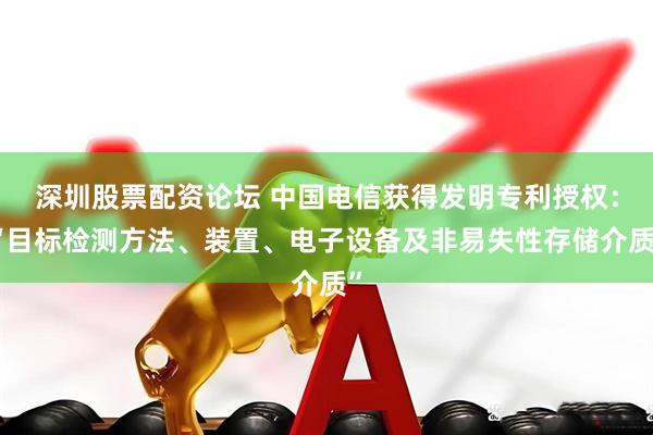 深圳股票配资论坛 中国电信获得发明专利授权：“目标检测方法、装置、电子设备及非易失性存储介质”